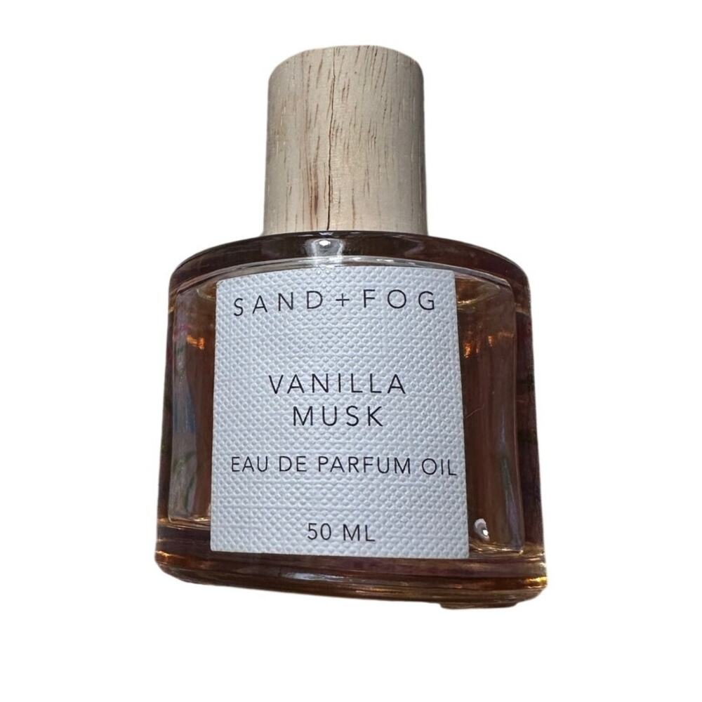 Sand + Fog Vanilla Musk 50ml Eau De Parfum Oil Roll-on Barely Used DIVINE Z1